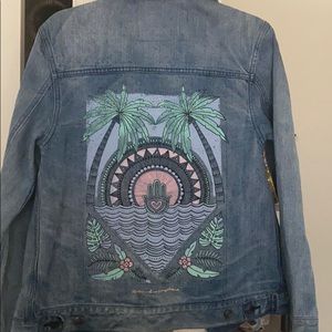 Spiritual Gangster Hamsa tropical jacket